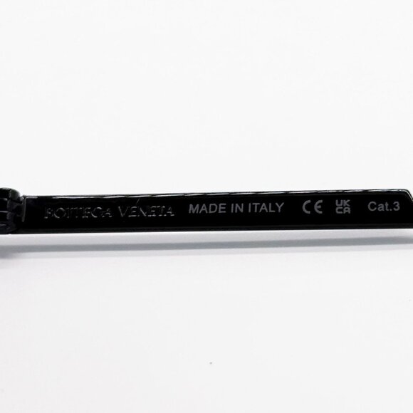 NEW BOTTEGA VENETA SUNGLASSES BV1125S 001 AVIATOR BLACK UNISEX EYEWEAR - Picture 8 of 9